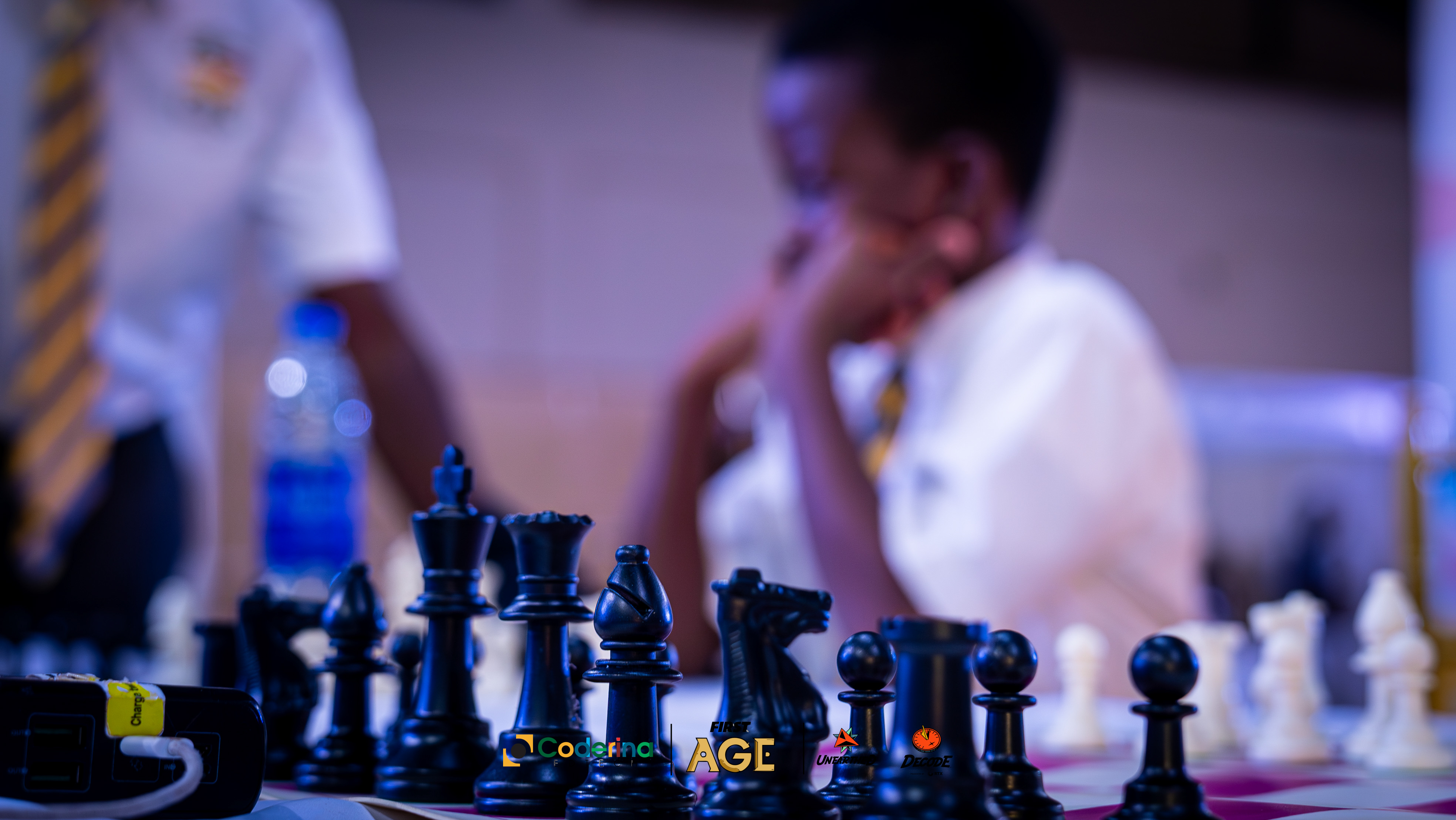 Chess tournament in progress